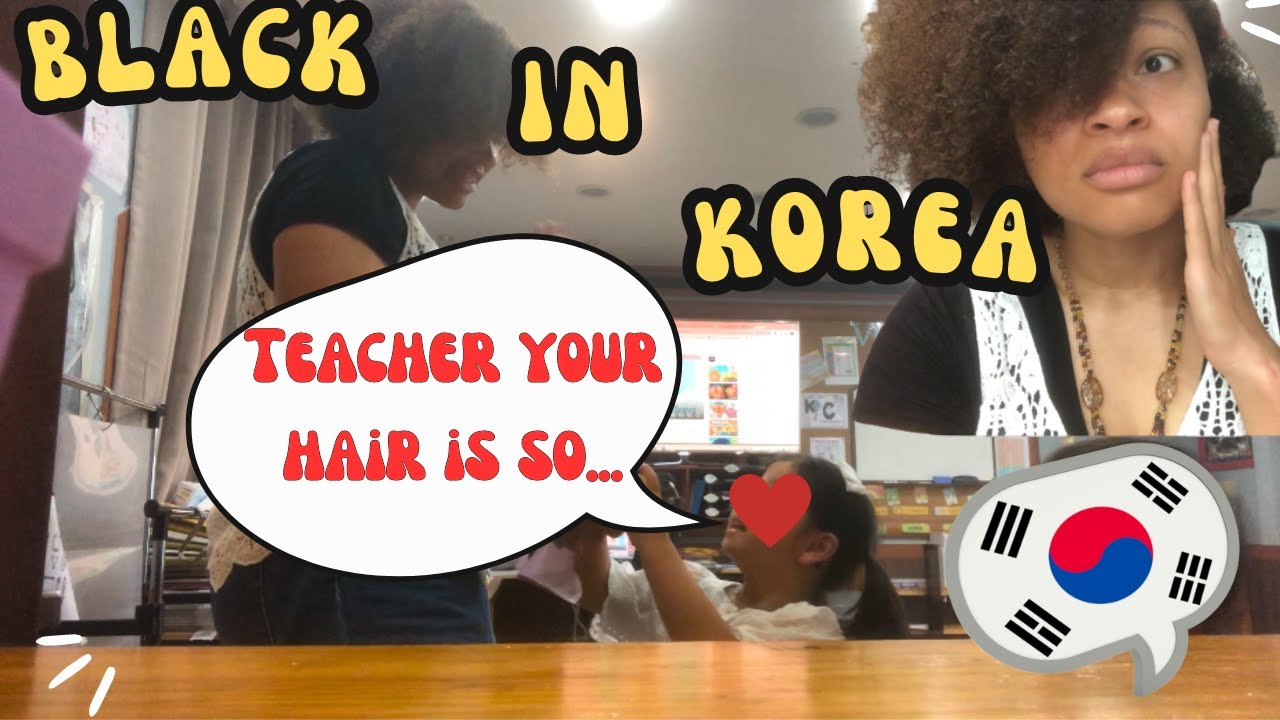 Korean Students react to seeing Black Teacher's Natural Hair for the first time 🇰🇷 | Black in Korea
