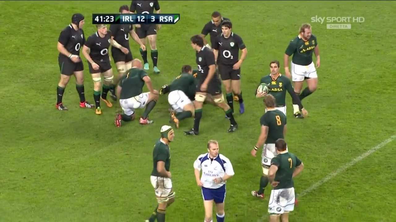 Mike McCarthy Hit On Eben Etzebeth Ireland V South Africa Autumn International HD