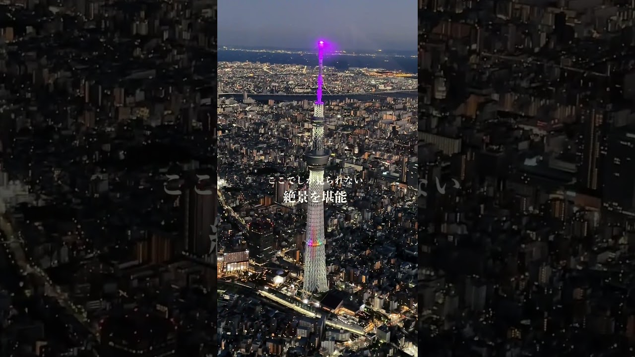 家族やグループでも楽しめる、夜景遊覧ヘリコプター🚁🫧 【埼玉三郷ヘリポート】 #ヘリコプター #夜景