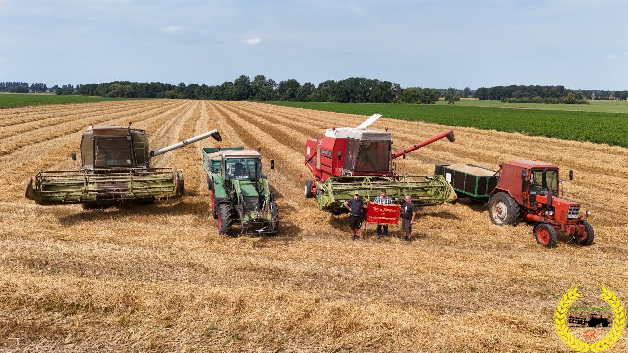 Die Getreideernte der Film 🌾🌾 | 2 x Fortschritt E514 | Belarus | Fendt | Oldtimer | Youngtimer