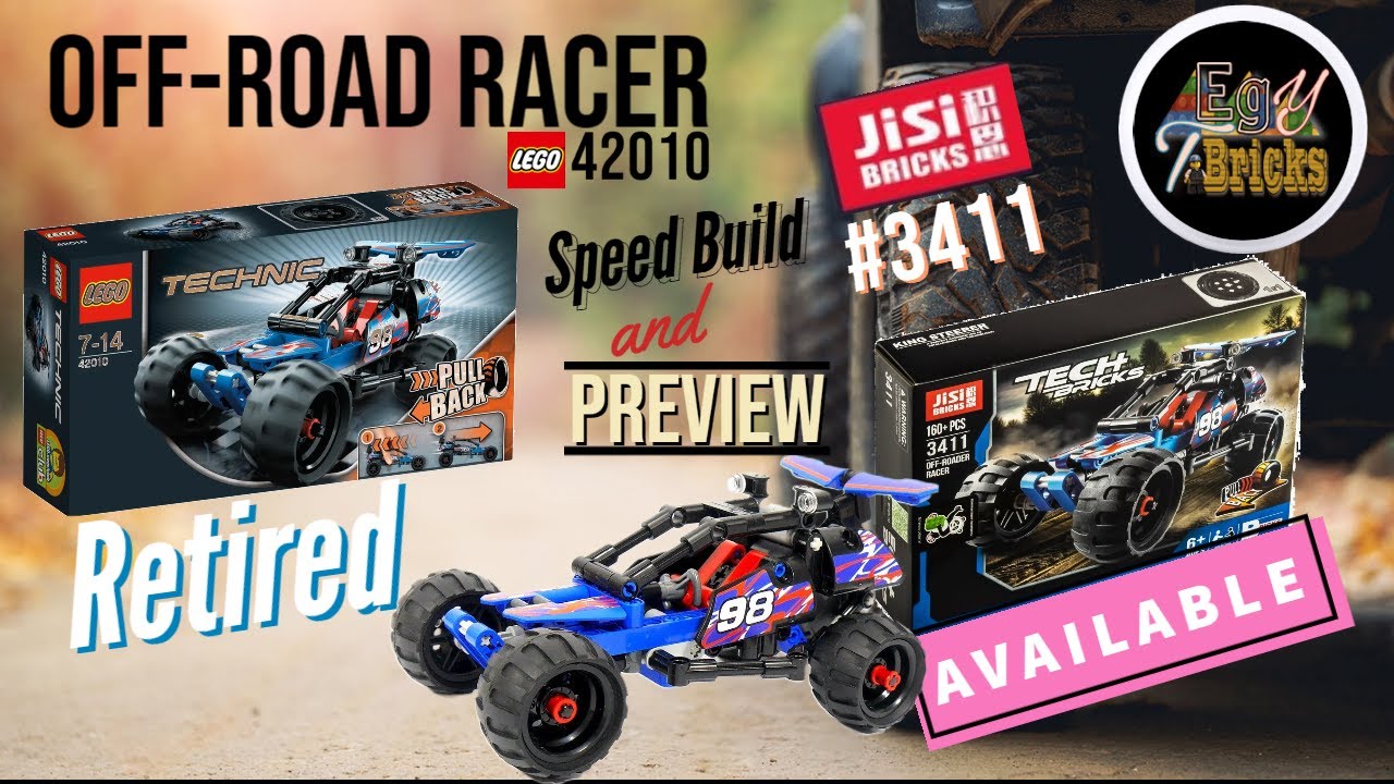 New Off-Road Racer - JISI Bricks 3411 - Speed Build & Preview