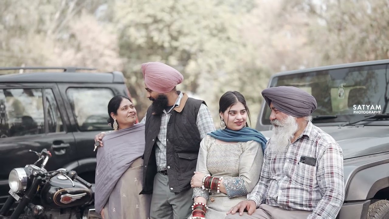 RISHTEY ||| JAS BAJWA || GIRL WEDDING FAMILY SONG || LOVEDEEP KAUR || SATYAM PHOTOGRAPHY 98727-61094