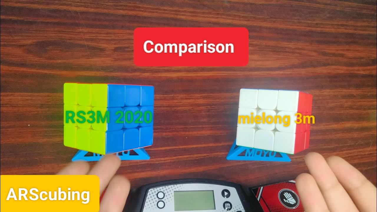 MOYU RS3M 2020 vs MOYU meilong 3m v2 || Which magnetic cube is better ||ARScubing