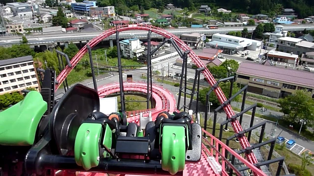 🔴富士急ハイランド ええじゃないか / Eejanaika roller coaster at Yamanashi Fuji-Q highland