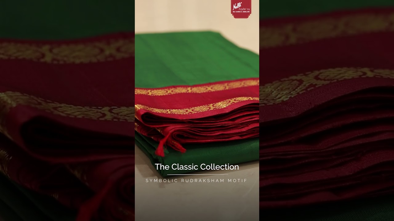 Pure Kanchipuram| Sacred Rudraksha #KanchipuramSilk #SacredMotifs  #NalliSilks #nallifashions