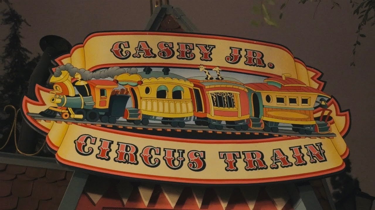 Casey Jr. Circus Train POV 4k 2160p Disneyland