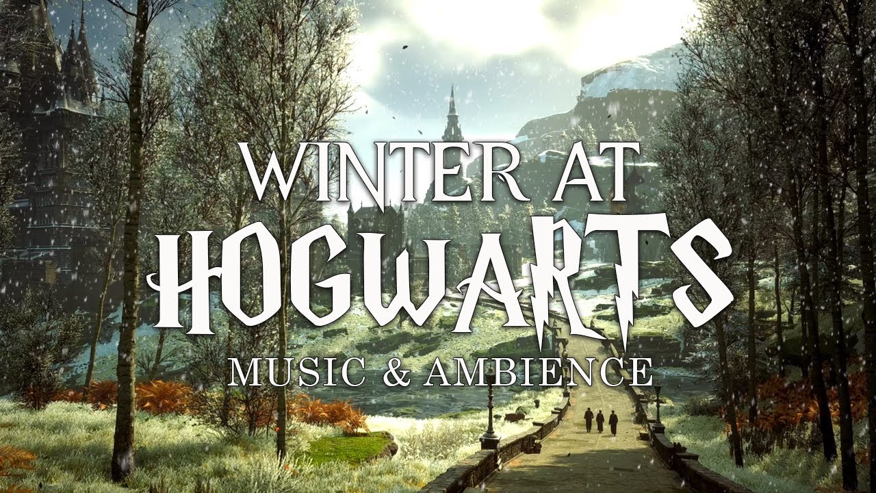 Hogwarts Legacy - Winter at Hogwarts - Christmas Harry Potter Music & Cozy Winter Ambience