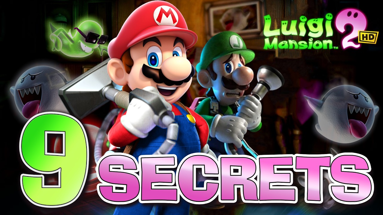 9 SECRETS & EASTER EGGS dans Luigi's Mansion 2 HD !