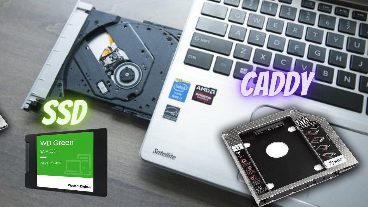 How to install caddy in Laptop (Coolest Way) HP DELL ACER Laptops