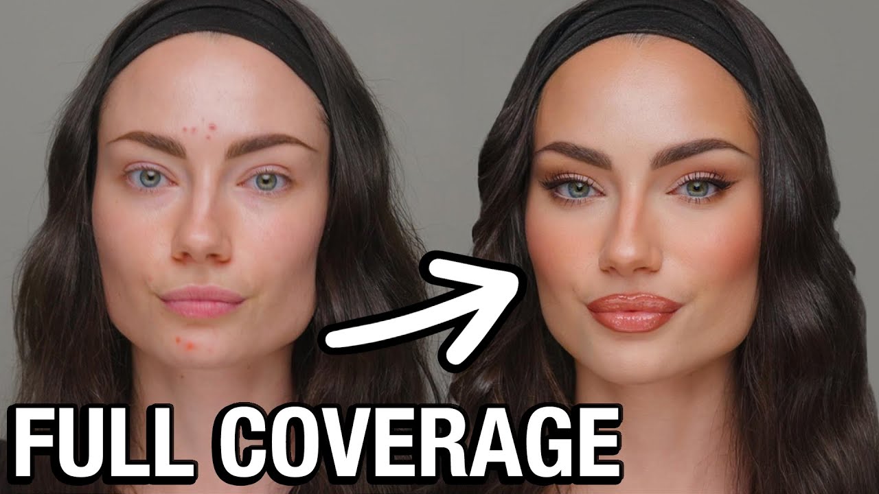 ULTIMATE FULL COVERAGE MAKEUP FOR ACNE + Tips for Longwear Flawless Skin ✨