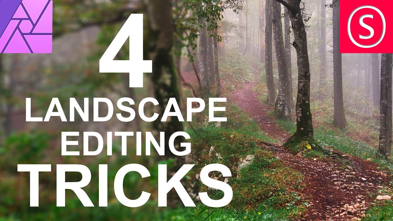 4 Landscape editing Tricks - Affinity Photo Tutorial