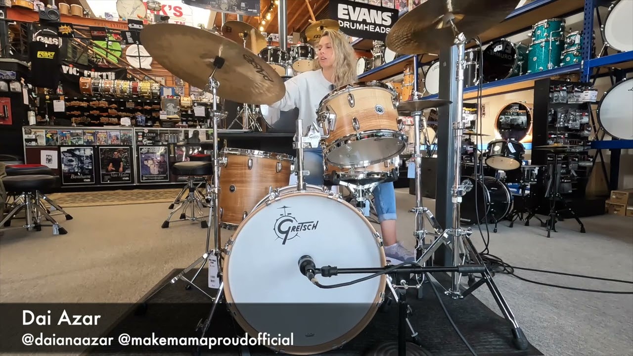 Gretsch Brooklyn 4pc Drum Kit in Exotic Figured Ash