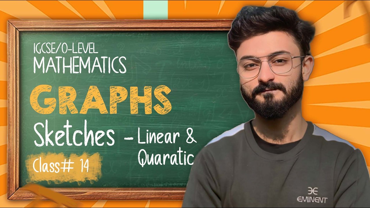 Linear & Quadratic Sketching of Graph | IGCSE/O-Level Mathematics | Class 14 | MathvsArham