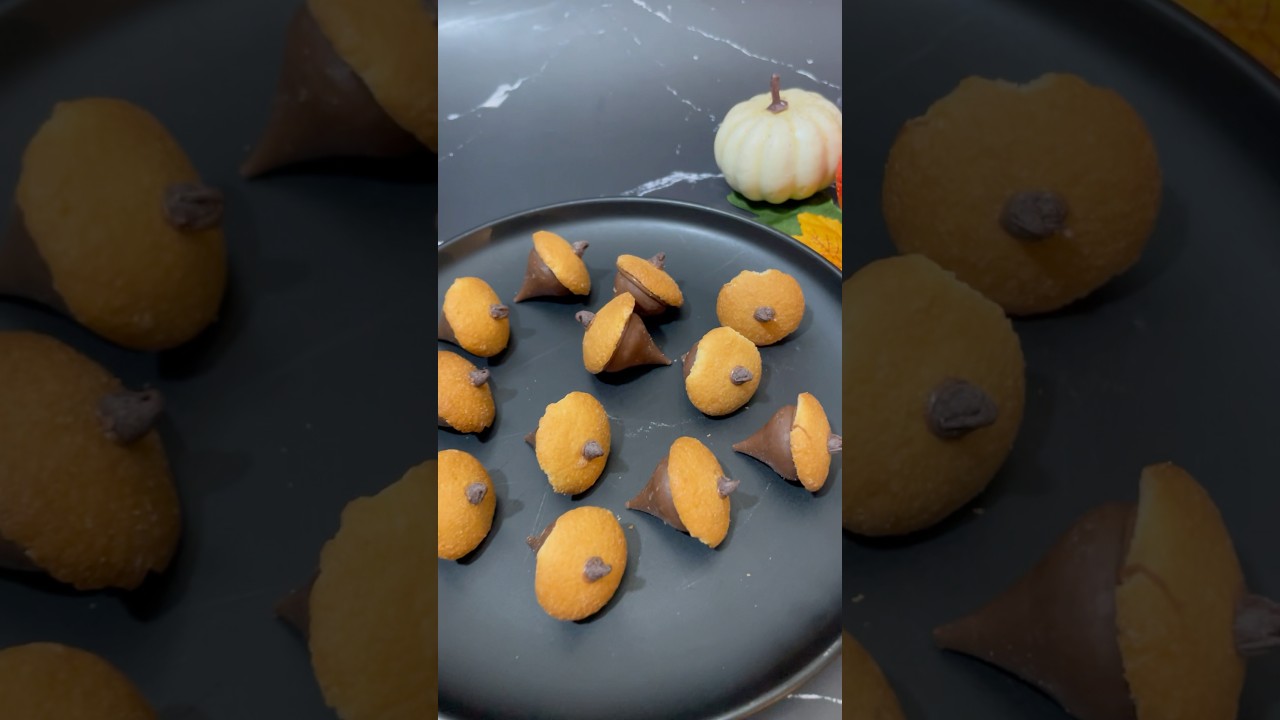 Acorn cookies. #cookies