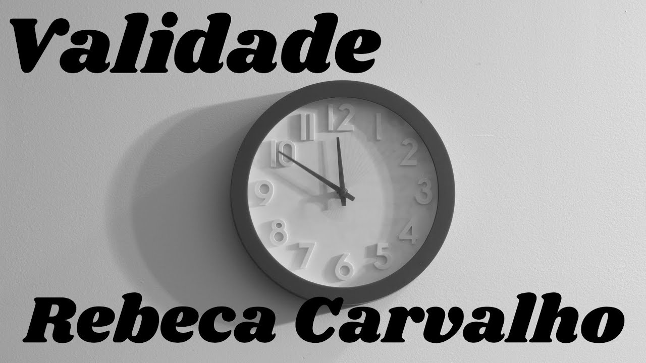 Validade - Rebeca Carvalho | Letra