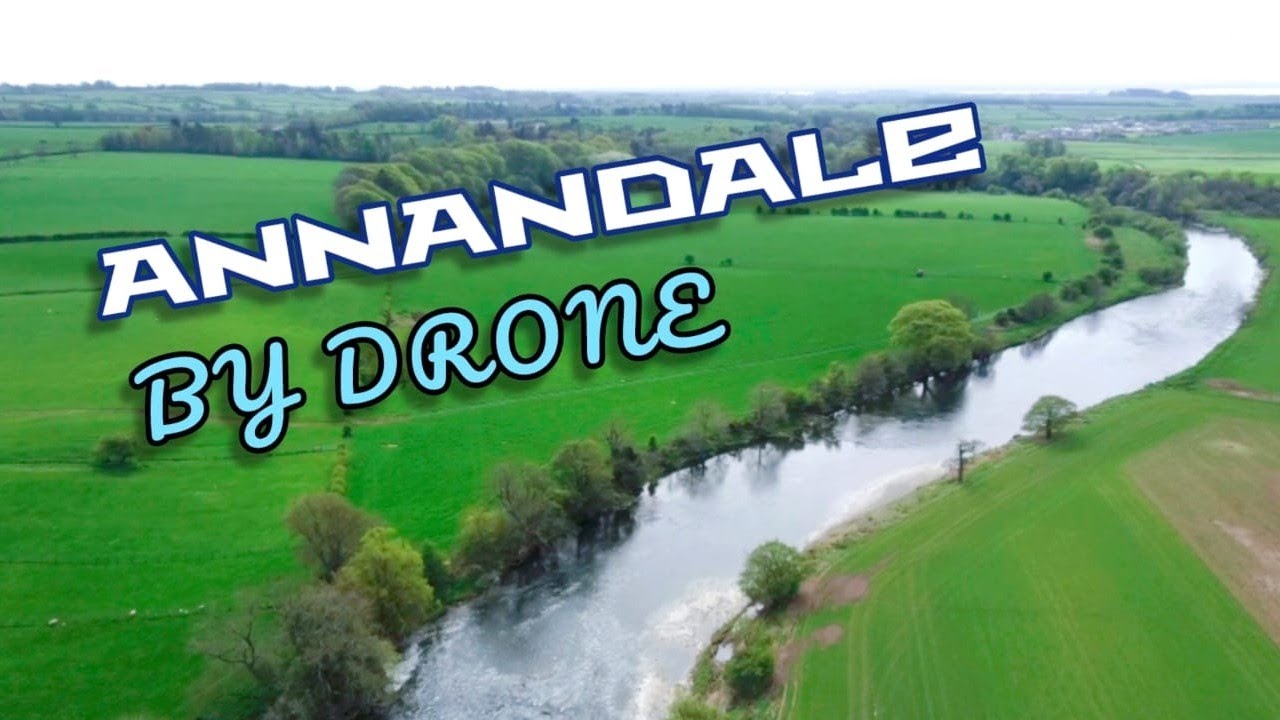Annandale by Drone-Cinematic Aerial Film Footage-DJI Mini SE-River Annan #scotlandtravel