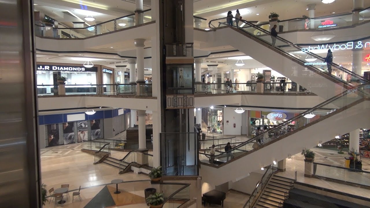 Interesting Thyssenkrupp Glass Elevator at Four Seasons Town Center in Greensboro, NC