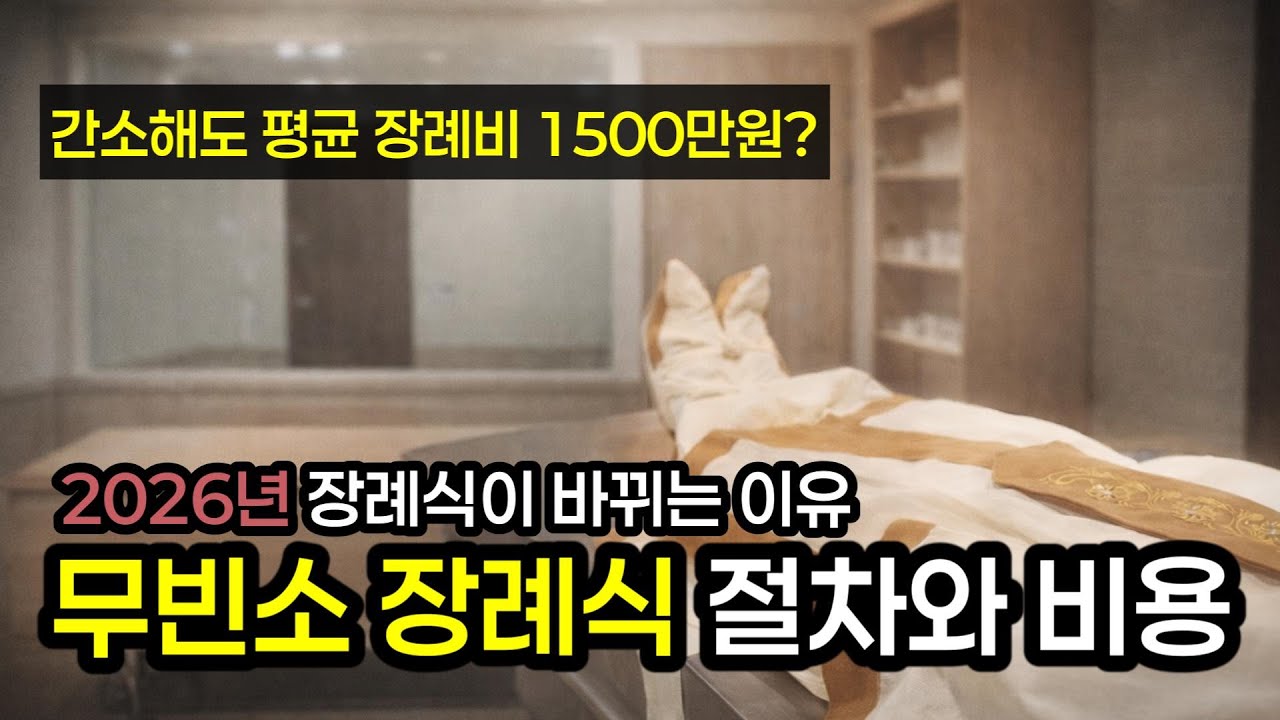 2026년, 무빈소 장례식 절차와 비용