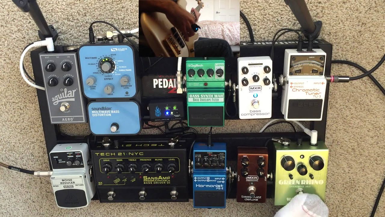 Bass Pedalboard Demo