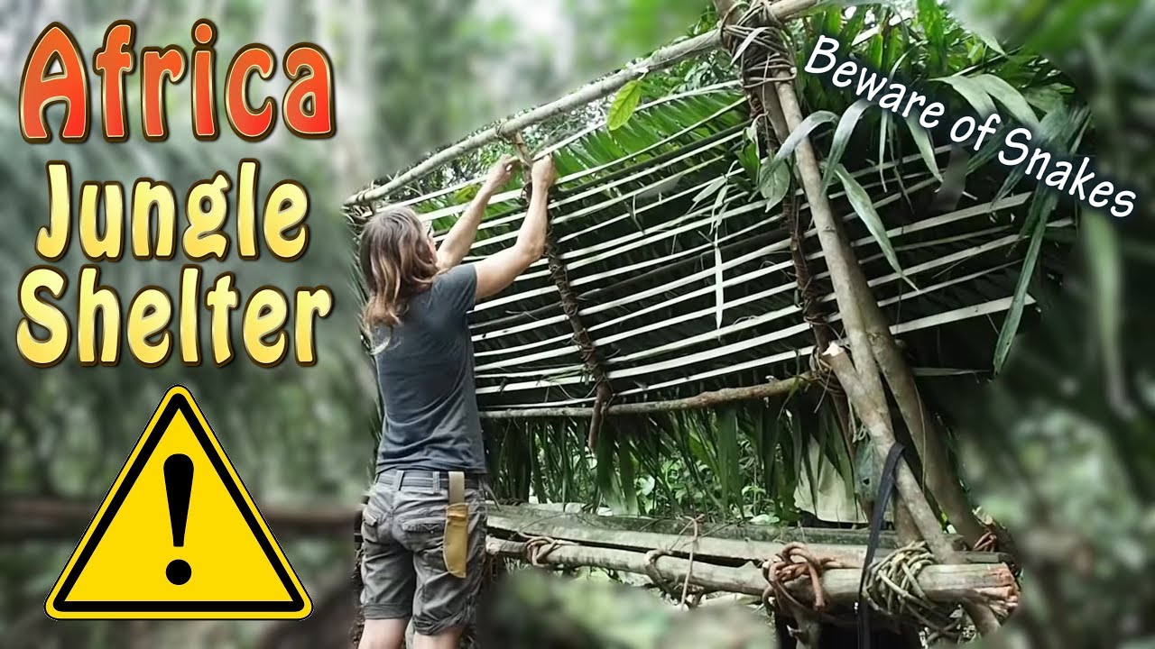 Building A Jungle Shelter Part 3
