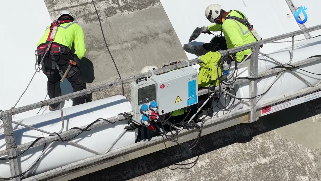 ebihoreanul.ro: La Barajul Leșu se montează membrana de impermeabilizare, o premieră în România