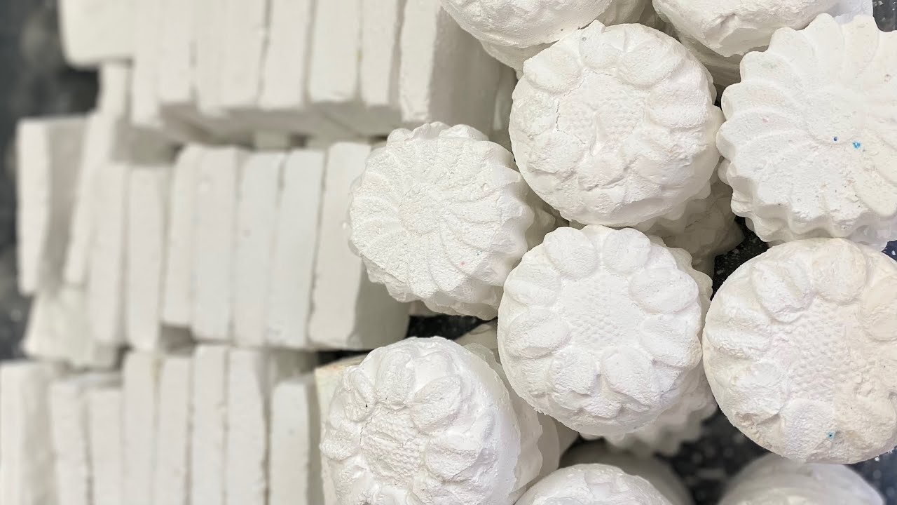 100 bars and Flowers mass crush Collab with @ChalkFiesta | Oddly Satisfying | Mass Crush