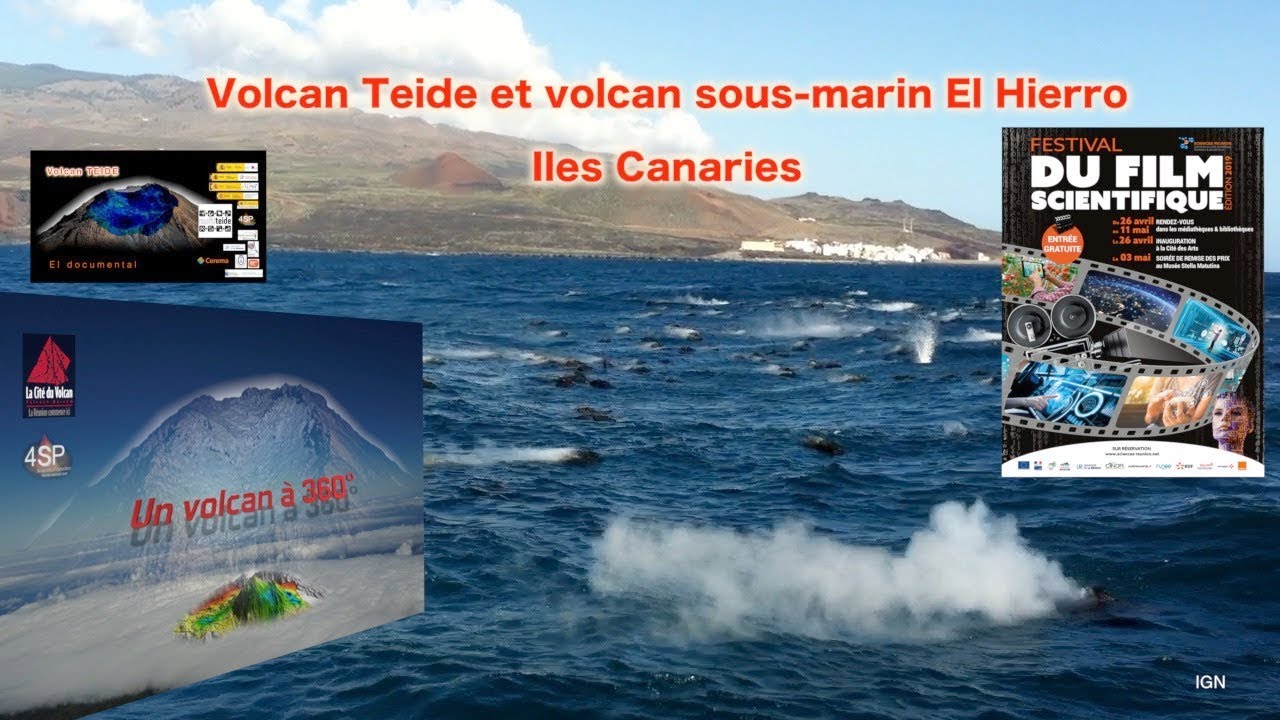 Activité Volcan Teide Tenerife et sous marin El Hierro