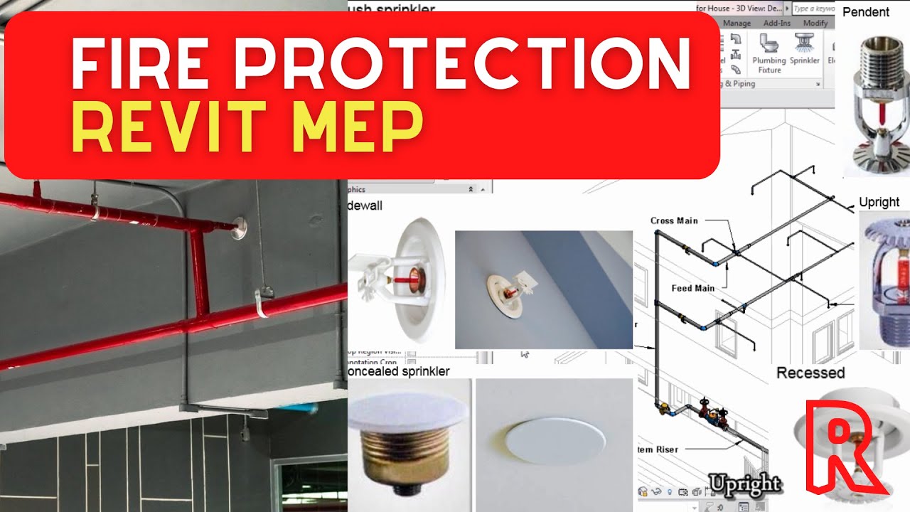 Спринклеры в Revit MEP — Противопожарная защита в Revit