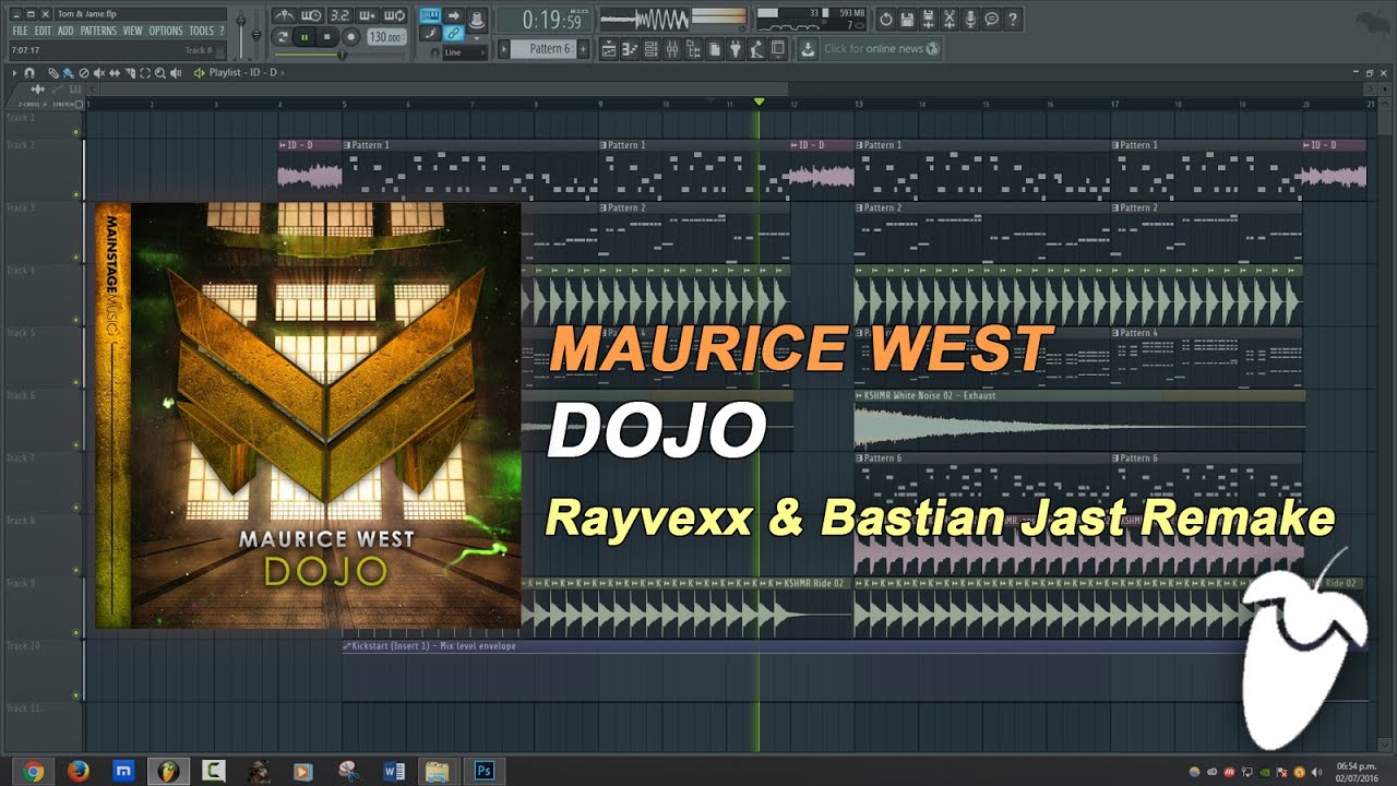 Maurice West - Dojo (Original Mix) (FL Studio Remake + FLP)