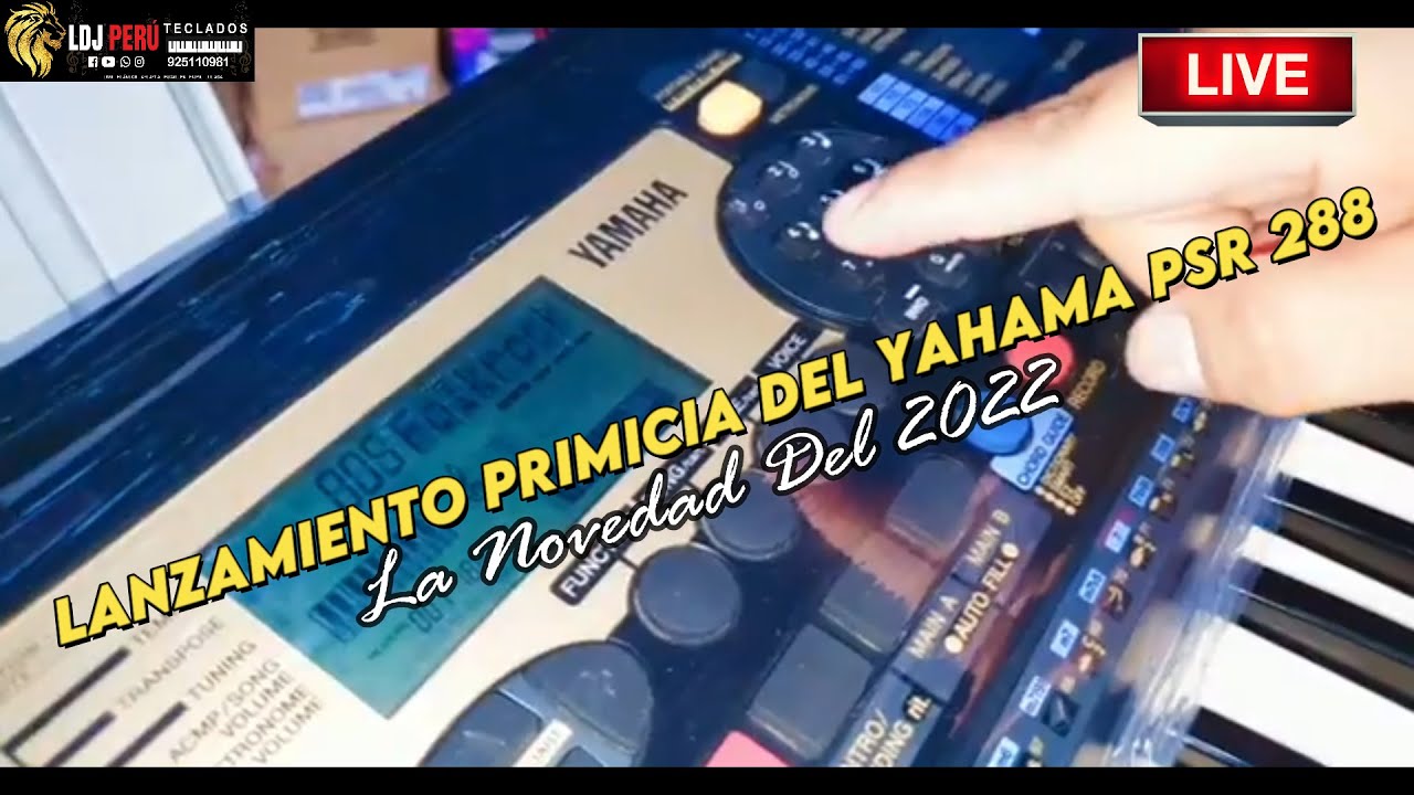 POR FIN LLEGO EL YAMAHA PSR 288 A PERU ESTA BUENAZO MIRALO Y ESCUCHALO AQUI TE ENCANTARA