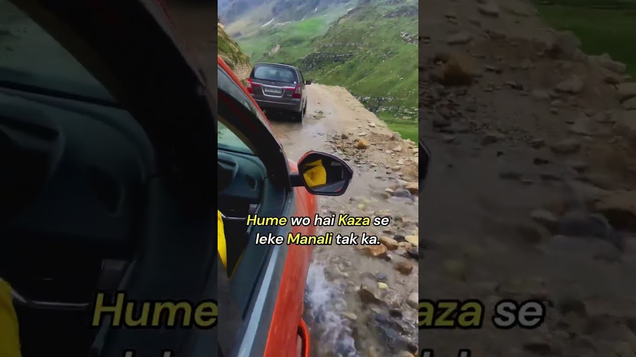 Spiti road conditions in June/July #shots #travelgram #spitiroadtrip #spitivalley