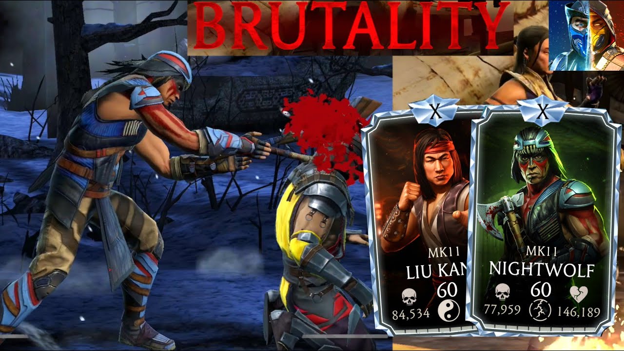 Shang-Kang! MK 11 NIGHTWOLF & LIU KANG Survivor Mode Gameplay | MK Mobile