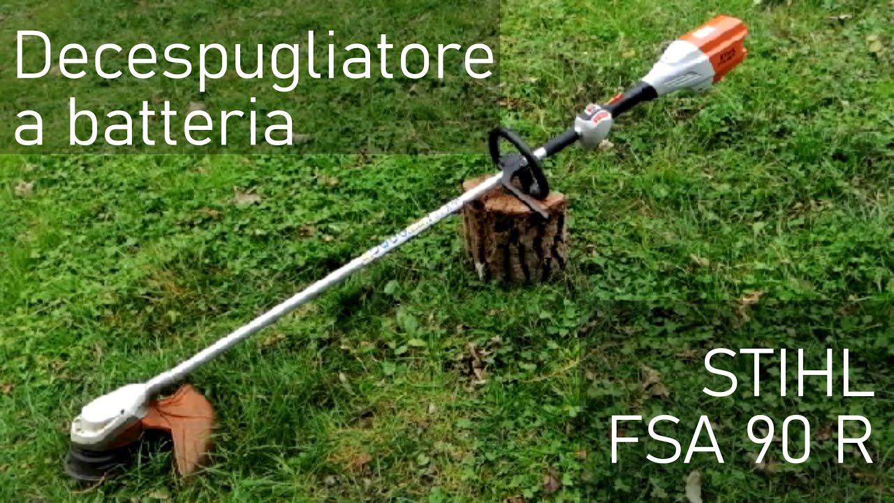 Decespugliatore a batteria STIHL FSA 90 R con testina a filo - Recensione