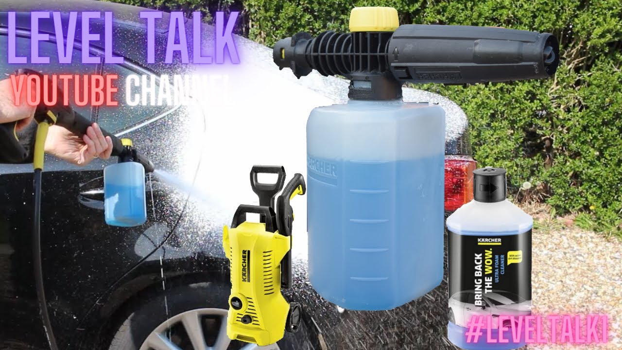 Karcher Snow Foam Cannon – Review USING - Karcher Snow/Ultra Foam - Karcher K2 Pressure Washer