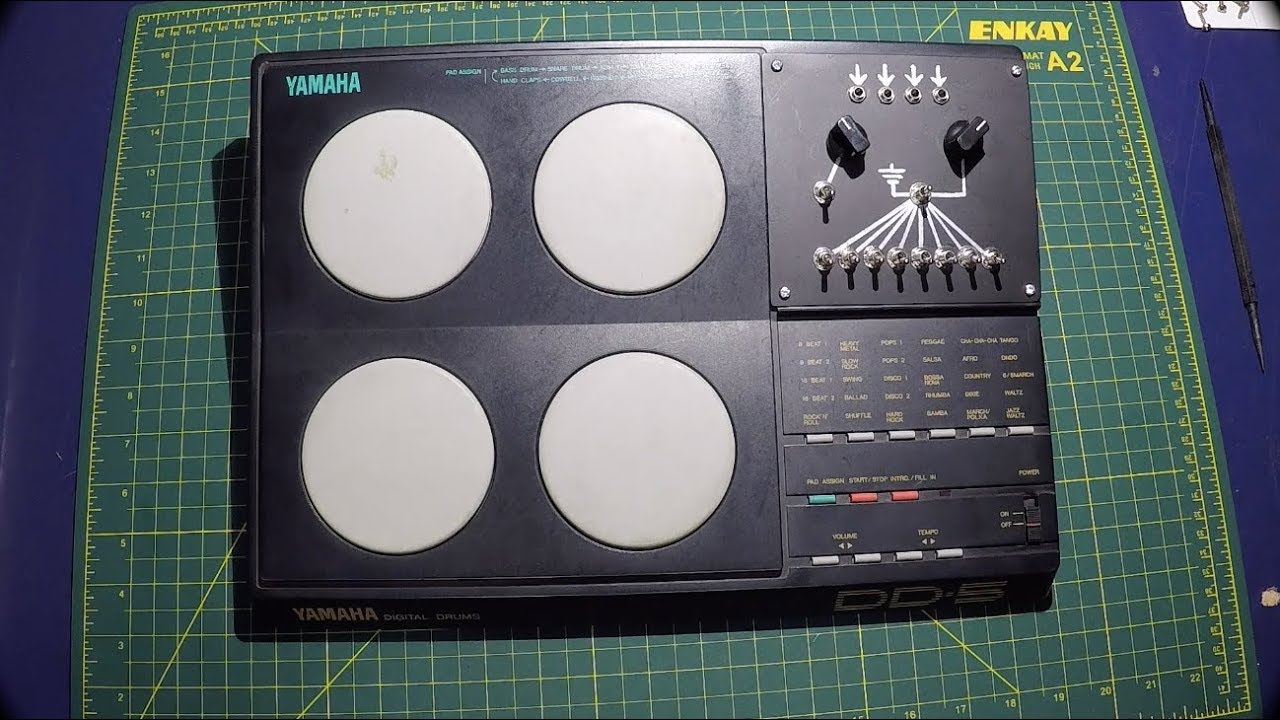 Circuit Bent Yamaha DD-5 drum machine
