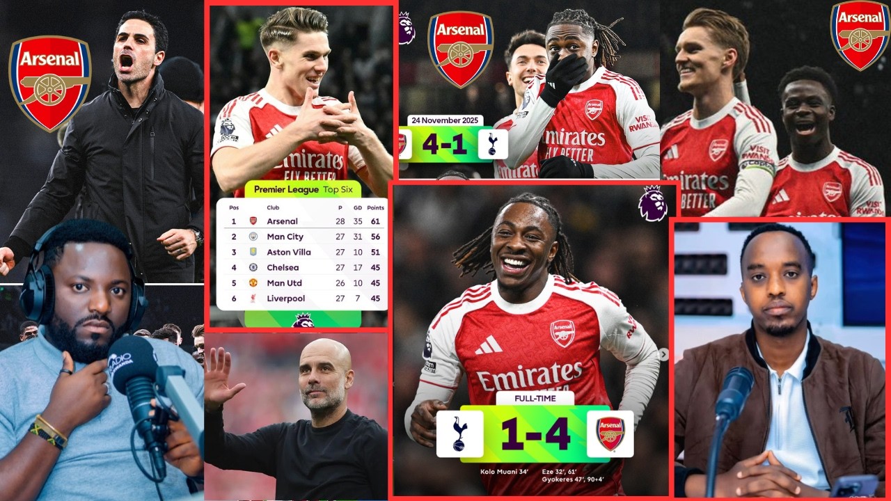 ✅RUGAJU akuriye ingofero ARSENAL nyuma yo KWANDAGAZA TOTENHAM Gyokeres na EZE baciye impaka,...