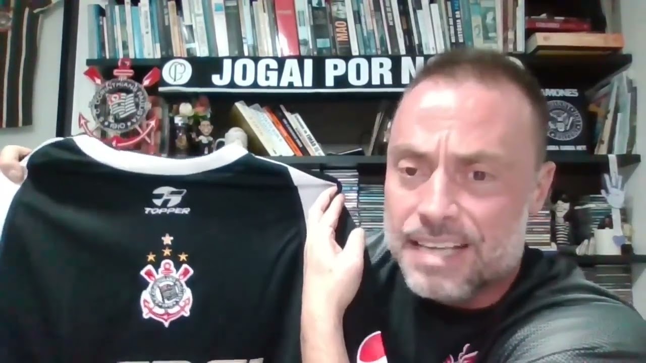 Cacá Catalão e a borda branca na camisa do Timão!!! @canaldopovoescolhido