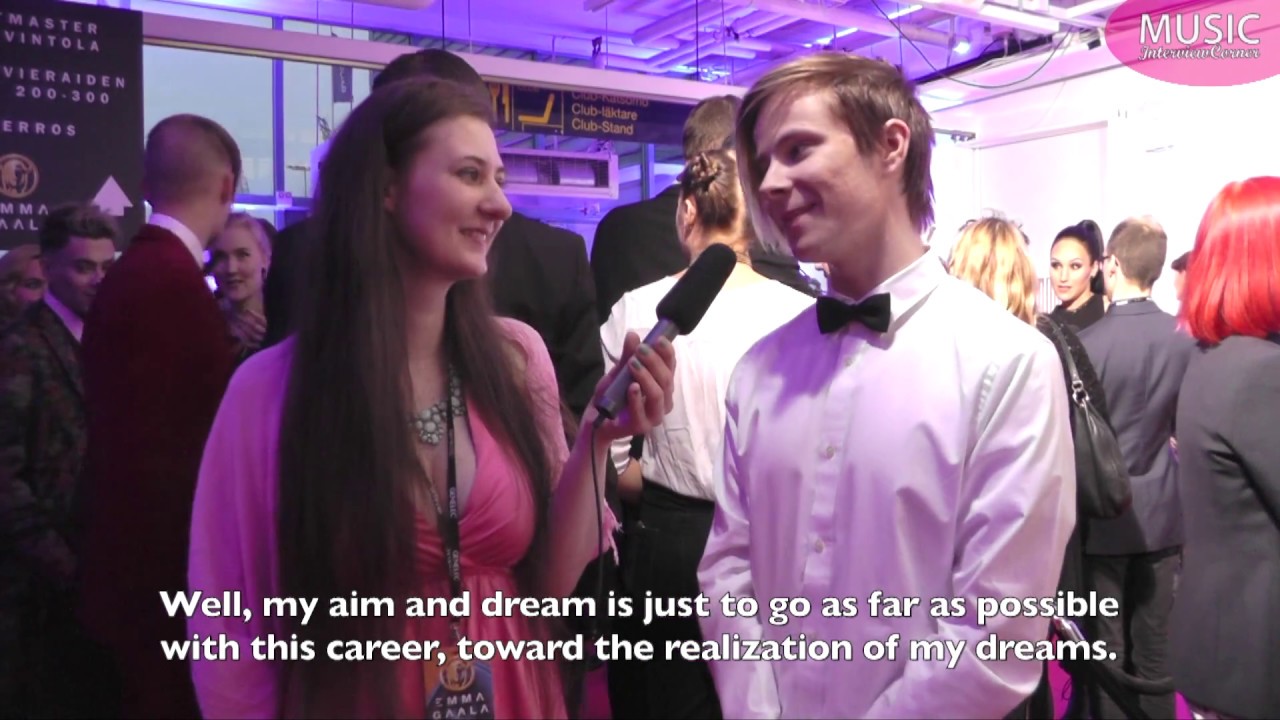 ALEX MATTSON at Emma Gaala 2017 (Finnish Grammys)