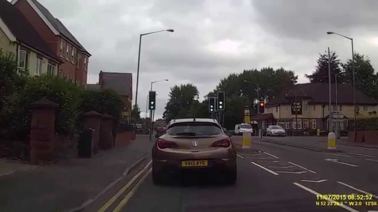 Car Journey: Comberton Road to Broadwaters (Kidderminster)
