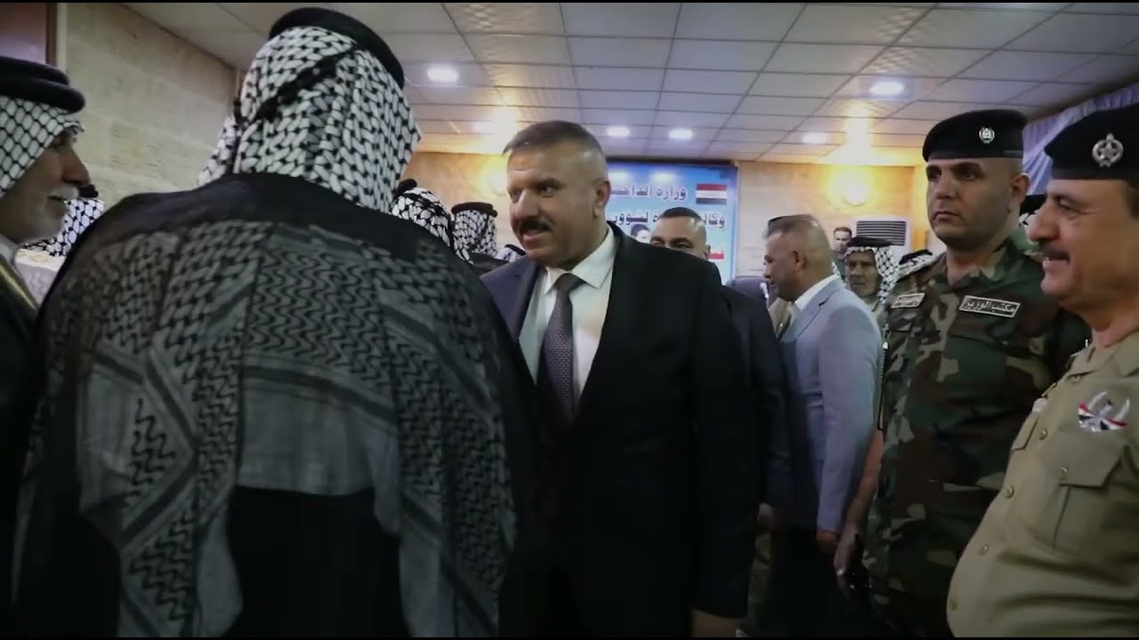 وزير الداخلية يلتقي شيوخ عشائر ميسان ويؤكد على دعم الأمن ومحاربة الظواهر الدخيلة على المجتمع العراقي
