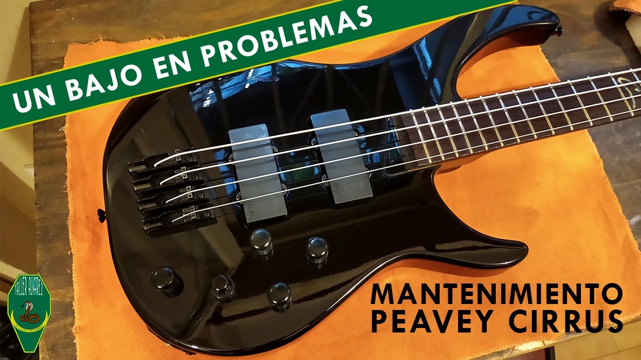 Un bajo en problemas - Mantenimiento Peavey Cirrus