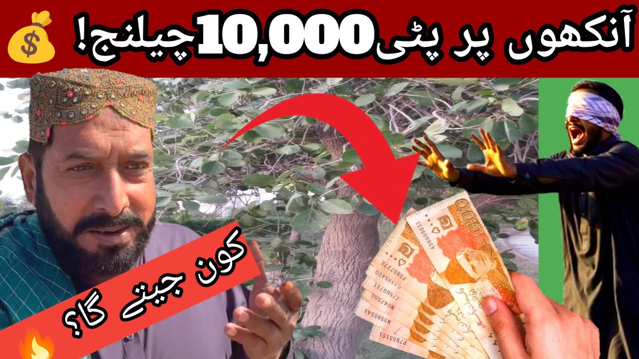 10,000 Rupees Blindfold Challenge 😱| Funny & Shocking Experiment