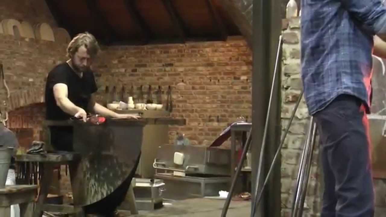 GLASHÜTTE GERNHEIM 2014 - VORFÜHRUNG am SCHMELZOFEN