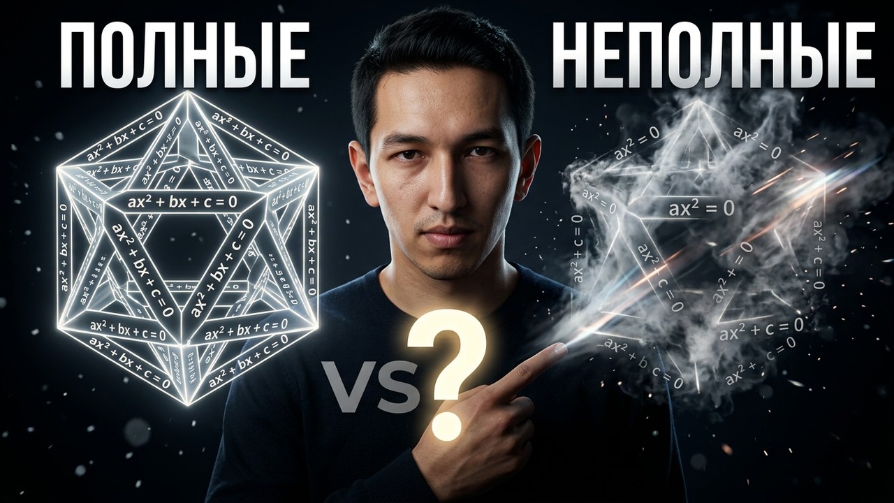 Неполные уравнения vs полные | В чём разница?
