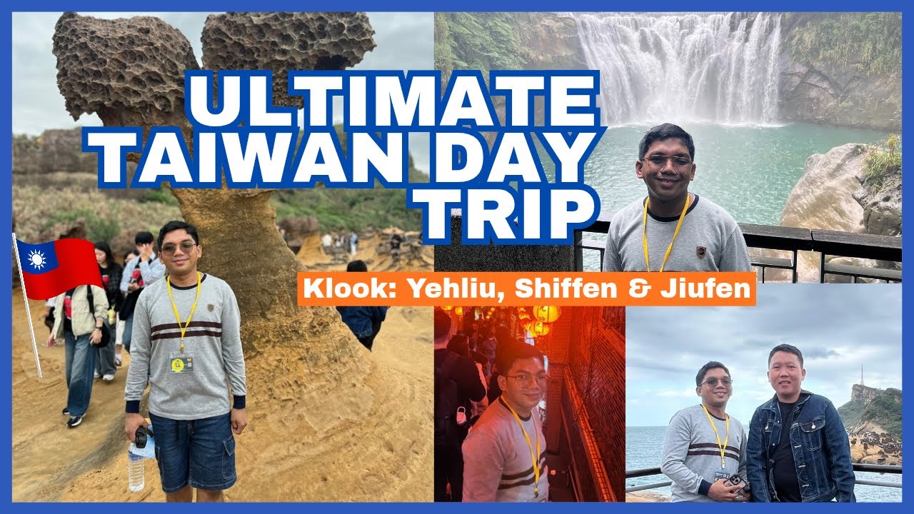 Klook Taiwan Day Trip: Yehliu, Shifen & Night Jiufen - Vlog 4 🇹🇼