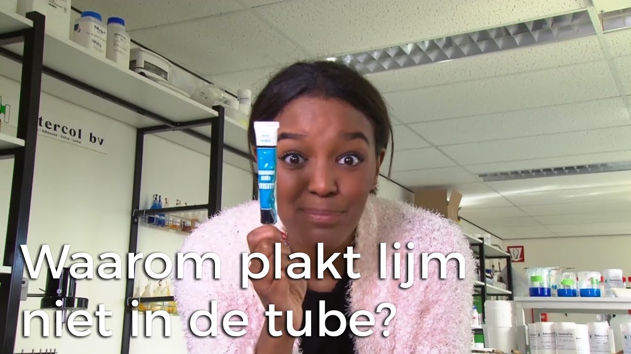 Waarom plakt lijm niet in de tube? | Vragen van Kinderen