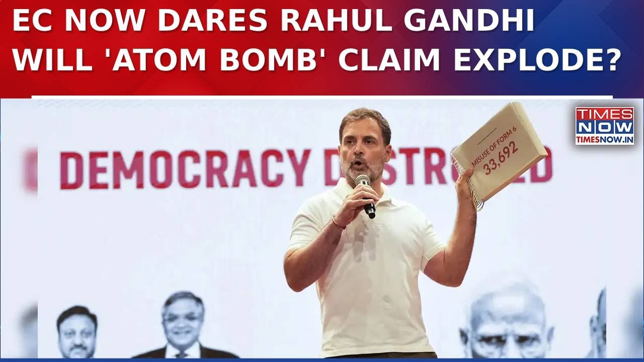 Election Commission Vs Rahul Gandhi Escalates: EC Dares LoP After &lsquo;Vote Chori&rsquo; Bombshell Claim