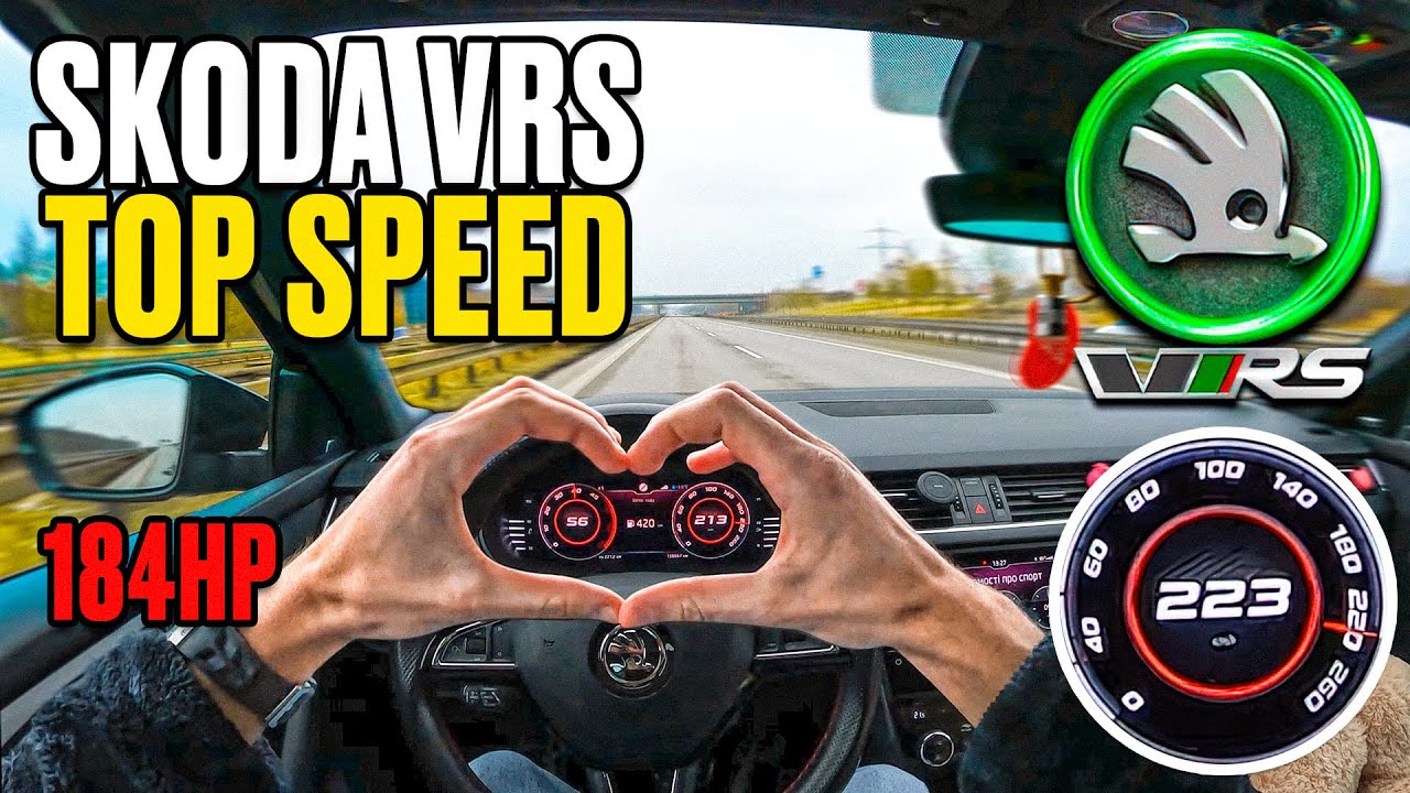 Skoda Octavia VRS Autobahn POV | Top Speed Test