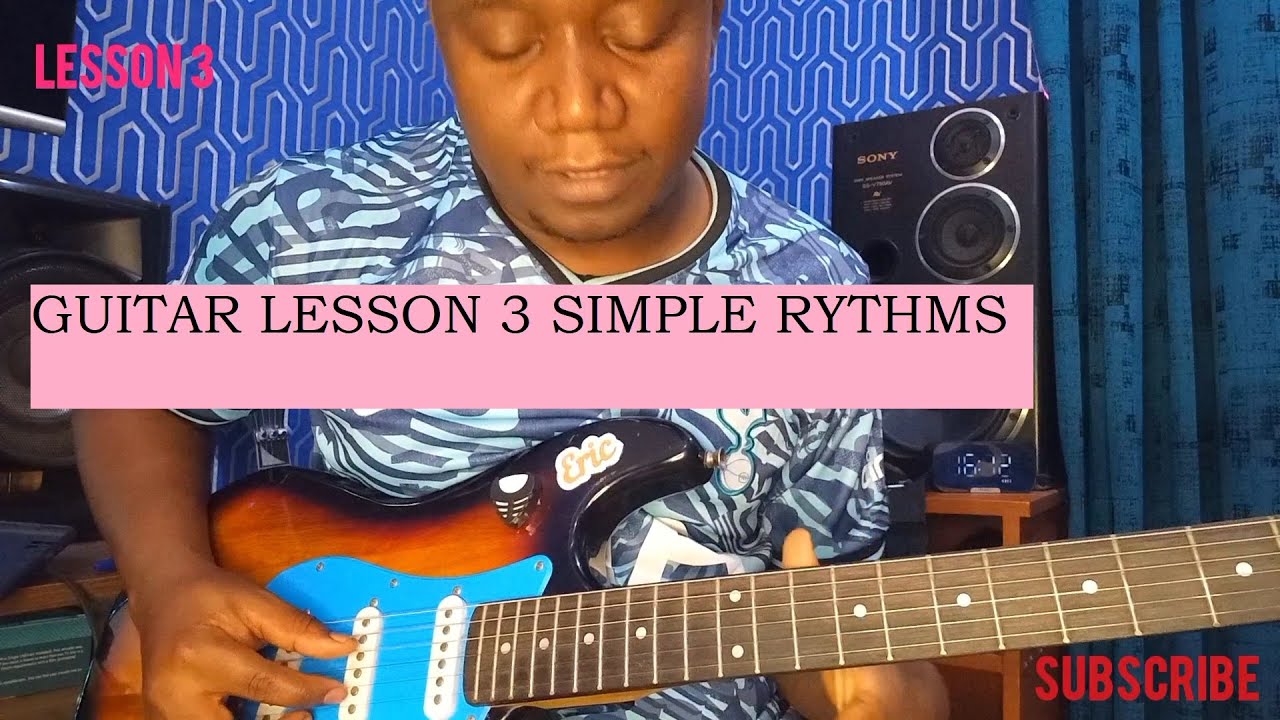 LEARNING KAMBA BENGA GUITAR with ERIC MBUVI  TUTORIAL PART 3 SIMPLE RHYTHMS; V progression