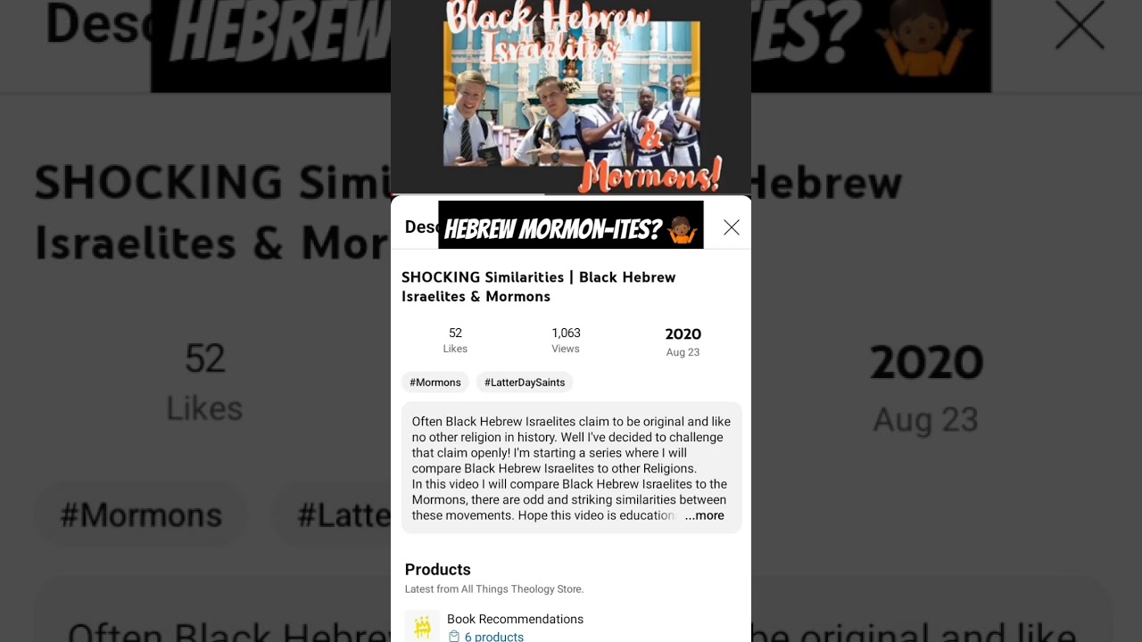 @Kdubtru 👈🏾 The Church of the Hebrew Israelites of Latter-Day Saints! 😬